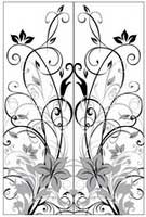 Пескоструйные рисунки фоны, обои на шкаф купе ris 4594